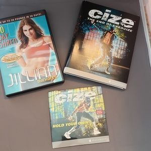 Cize/Jillian Michael's exercise videos